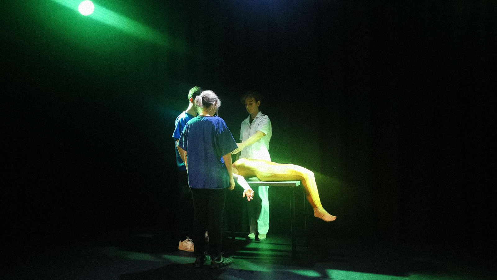 Still from A Step in Between theatre performance.